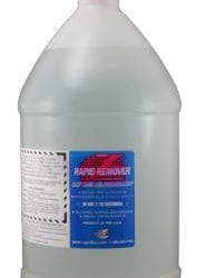 RAPID REMOVER: For removing adhesives quickly without damage or mess