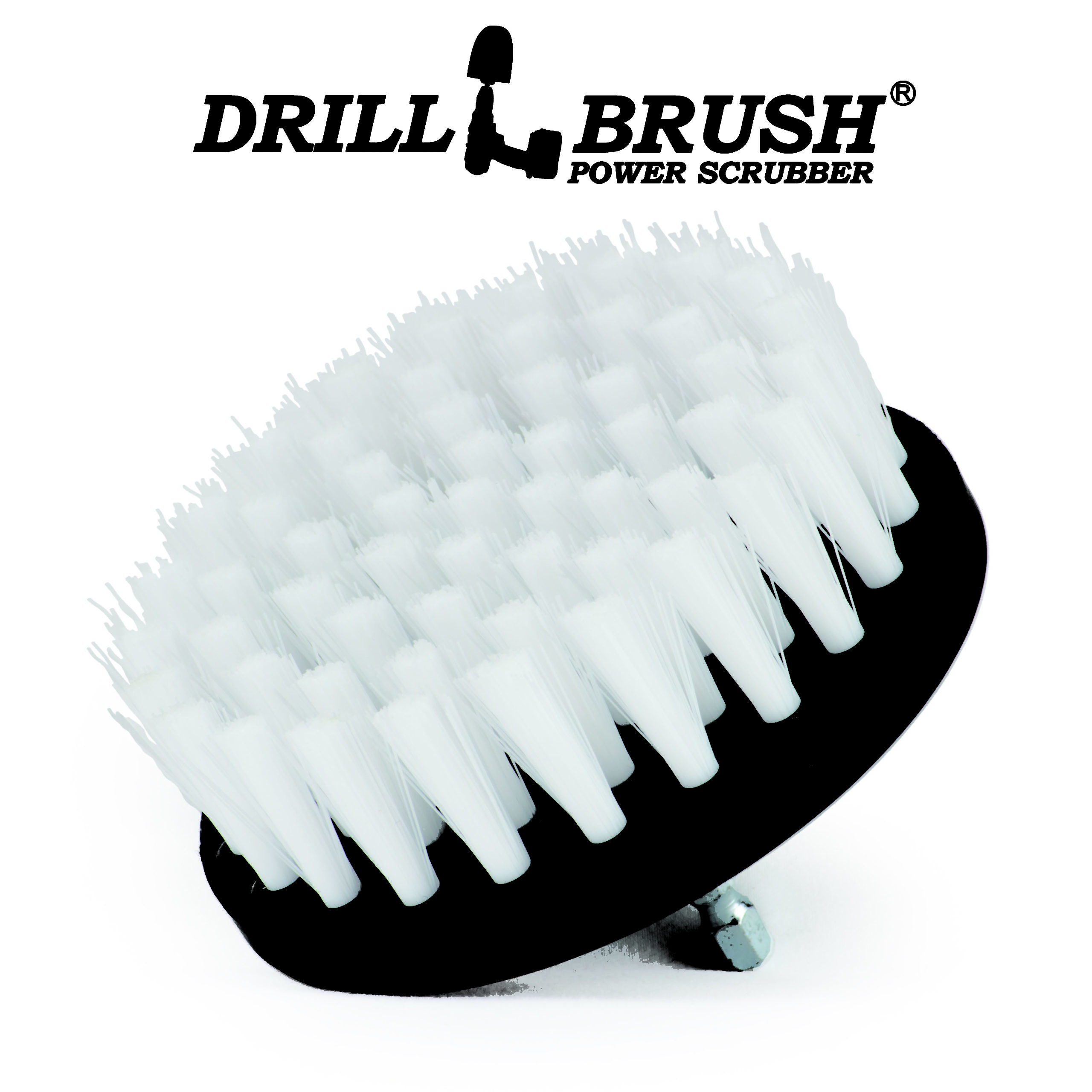Mini Bullet Drill Brush Scrubber (Soft White Brush) – ADSCO Companies