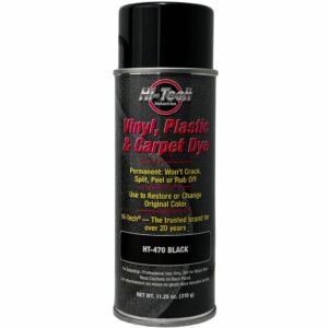 Vinyl, Plastic, & Carpet Dye: Black