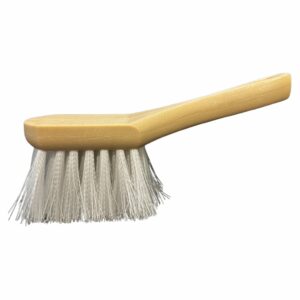 Hand Brush: 9" White Crimped Nylon Brush