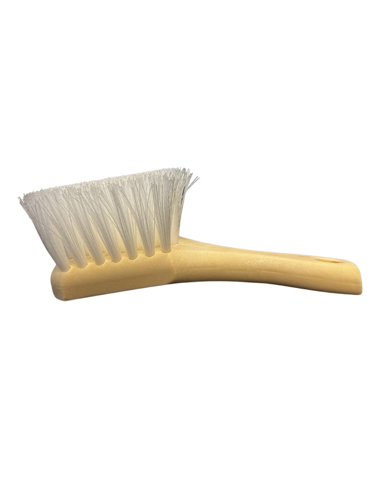 Hand Brush: 9" White Crimped Nylon Brush - Image 2