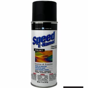 Speed E-Namel Paint: Semi Gloss Black